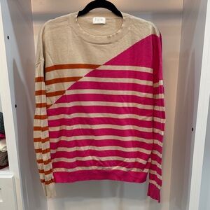 Fate Women’s Crewneck Sweater - Pink, Tan, and Orange